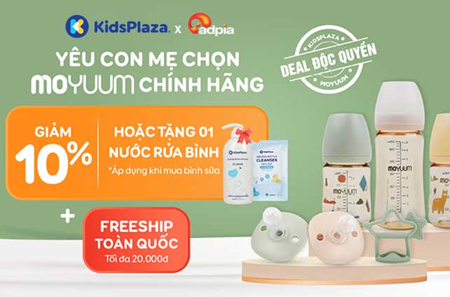 Thương hiệu bình sữa Moyuum